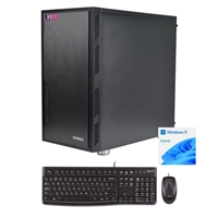 LOGIX 12th Gen Intel Core i5 4.40GHz 16GB RAM 500GB SSD Wired/ Wireless Family Desktop PC with Windows 11 Home & Keyboard & Mouse