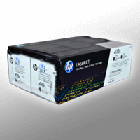 2 HP Toner CF410XD 410X schwarz