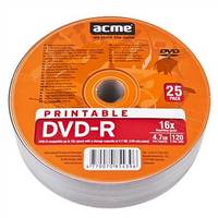 DVD-R 4.7GB 16X 25db/henger nyomtatható