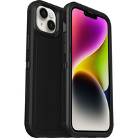 OtterBox Defender XT Case for iPhone 14 Plus with MagSafe, Shockproof, Drop proof, Ultra-Rugged, Protective Case, 5x Tested to Military Standard, Black, No Retail Packaging