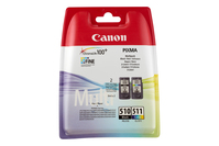 Canon PG-510/CL-511 tintapatron 2 dB Eredeti Standard teljesítmény Fekete, Cián, Magenta, Sárga