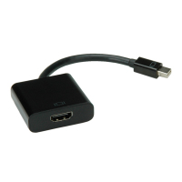 Value Mini DisplayPort/HDMI 0.15m HDMI tipo A (Standard) Nero