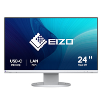 EIZO FlexScan EV2490-WT számítógép monitor 60,5 cm (23.8") 1920 x 1080 pixelek Full HD LED Fehér
