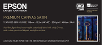 Epson Premium Canvas Satin, 44 Zoll x 12,2 m, 350 g/m²
