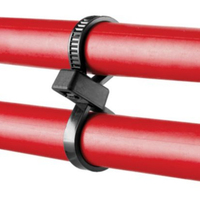 Panduit PLB4H-TL0 Kabelbinder Kabelbinder mit Klettverschluss Nylon Schwarz