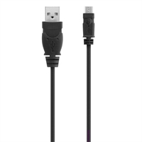 Belkin USB 2.0 A/Micro USB B, 1.8m kabel USB 1,8 m USB A Micro-USB B Czarny