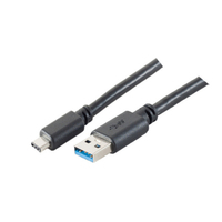 S-Conn 77141-1.8 USB-kabel 1,8 m USB 3.2 Gen 1 (3.1 Gen 1) USB C USB A Zwart