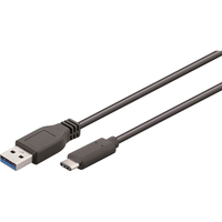 Uniformatic 10616 câble USB 1 m USB 3.2 Gen 1 (3.1 Gen 1) USB A USB C Noir
