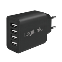 LogiLink PA0211 oplader voor mobiele apparatuur Zwart Binnen