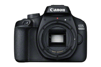 Canon EOS 4000D + EF-S 18-55mm DC III SLR-Kamera-Set 18 MP 5184 x 3456 Pixel Schwarz