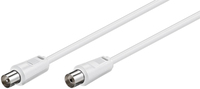 Microconnect COAX025W coaxial cable 2.5 m White