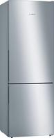 Bosch Serie 6 KGE49AICA kombinált hűtőszekrény Szabadonálló 419 L C Rozsdamentes acél