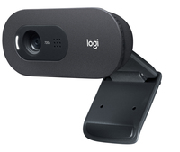 Logitech C505 HD Webcam 1280 x 720 Pixel USB Schwarz