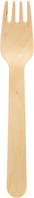 Duni 187667 forchetta monouso Legno 100 pz