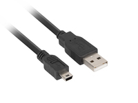 Lanberg OEM-0004 kabel USB USB 2.0 1,8 m USB A Mini-USB A Czarny