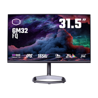 Cooler Master Gaming GM32-FQ LED display 80 cm (31.5") 2560 x 1440 pixelek Quad HD Fekete, Ezüst