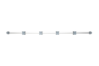 MAUL 6251185 accessoire voor planbord 1 stuk(s) Grijs Wall rail