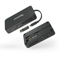 Plugable Technologies USB 3.0 or USB C to HDMI Adapter Extends to 4x Monitors Windows and Mac