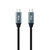 Nanocable Cable USB 3.2 Gen2x2 20Gbps 5A/100W 4K/60Hz USB-C/M-USB-C/M, 1 m