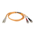 Tripp Lite N518-05M cavo a fibre ottiche 5 m 2x LC 2x ST OFNR Arancione