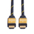 ROLINE GOLD HDMI High Speed Cable + Ethernet, M/M 5 m kabel HDMI HDMI Typu A (Standard) Czarny, Złoto