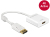 DeLOCK 62608 video átalakító kábel 0,2 M DisplayPort HDMI A-típus (Standard) Fehér
