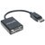 Manhattan 151962 adapter kablowy 0,15 m DisplayPort VGA (D-Sub) Czarny
