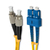 Qoltec 54043 fibre optic cable 1 m SC FC G.652D Yellow
