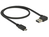 DeLOCK 0.5m, USB2.0-A/USB2.0 Micro-B kabel USB 0,5 m USB A Micro-USB B Czarny