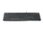 Logitech K120 Corded Keyboard Tastatur USB QWERTY US International Schwarz