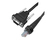Honeywell CBL-020-300-S00 cable de serie Negro 3 m RS232 DB9