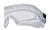 Bolle COVERALL Safety goggles Gris, Blanc Nylon,PVC