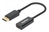 Manhattan 153713 tussenstuk voor kabels DisplayPort HDMI Zwart