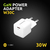 Intenso POWER ADAPTER USB-C GAN/7803022 Universel Blanc Secteur Charge rapide Intérieure