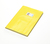 BALMAR 2000 Copertina per quaderno A4 giallo laccato 180μm