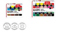 Marabu Set de peinture acrylique BASIC, 12 x 18 ml (57202633)