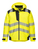 Warnschutz Regenjacke Extrem PW360, Atmungsaktiv, Wasserdicht, EN343 Kl. 4:3x, Gelb-Schwarz, Gr. L