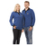 Warmbier ESD-Langarm-Polo-Shirt, Größe 4XL, blau