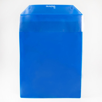 Magnettasche 220x300mm mit Regenklappe für DIN A4, blau