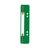 ELBA Einhänge-Heftstreifen und Deckleiste aus PP, 6 und 8 cm Lochung, für DIN A5 und A4, Packung mit 100 Stück, grün