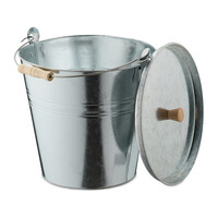 Ascheeimer in Silber - 12,5 Liter 10050425_0