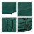 Relaxdays Laubsack selbstaufstellend, 3er-Set, Gartenabfallsack Pop-Up, 85L, Gartensack selbststehend, ∅: 46 cm, grün