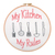 Embroidery Kit with Hoop: My Kitchen, My Rules