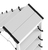Hailo D60 StandardLine, Alu-Sicherheits-Doppelstufenleiter, 2 x 7 Stufen. Bild 4