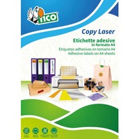 Etichette bianco lucido TICO Press Glossy 210x297 mm - 1 et./foglio - conf. 100 fogli - PG4-210297