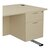 Jemini 655 Fixed Pedestal 2 Drawer Maple KF74414