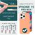 MagSafe Hülle für iPhone 15 Pro Max Liquid Silikon Handyhülle Magnet Case Schutz Orange
