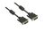 Anschlusskabel DVI-D 24+1 Stecker an Stecker, mit Ferritkern, schwarz, 10m, Good Connections®