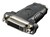 HDMI™/DVI-I-Adapter, vernickelt, HDMI™-Buchse (Typ A), Schwarz - HDMI™-Buchse (Typ A) > DVI-I-Buchse
