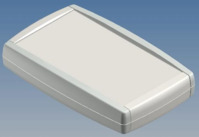 ABS Gehäuse, (L x B x H) 155 x 96 x 28.2 mm, lichtgrau/weiß (RAL 9002), IP54, TN
